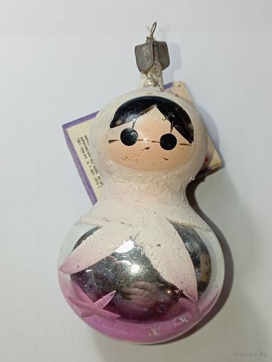 Ёлочная игрушка - Матрёшка , СССР