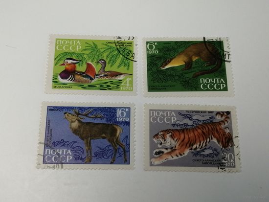 1970 СССР. Фауна. Звери.