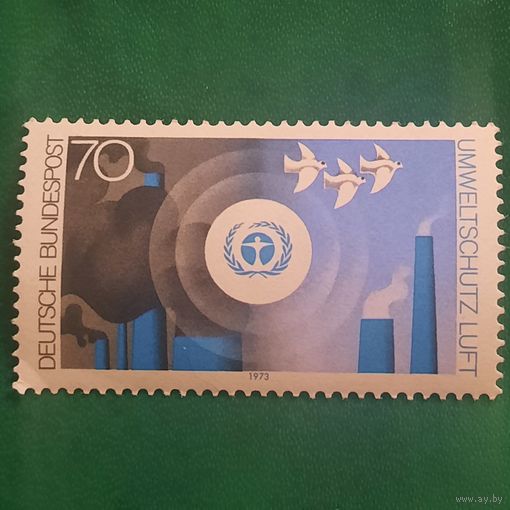 ФРГ 1973. ООН. Защита природы