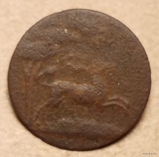 Пуговица с бегущим оленем