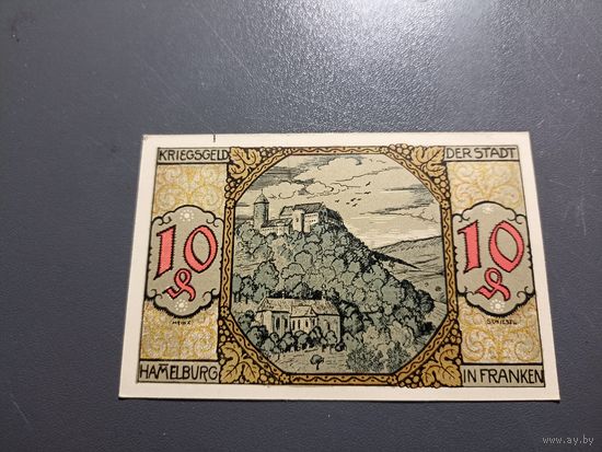 Германия 10 пфенингов 1918г  (1)