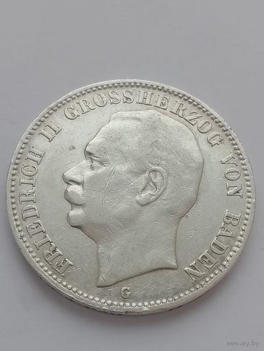 3 марки 1909 г. Баден