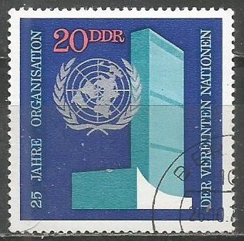 ГДР. 25 лет ООН. 1970г. Mi#1621