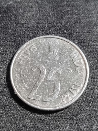 Индия 25 пайс 2001