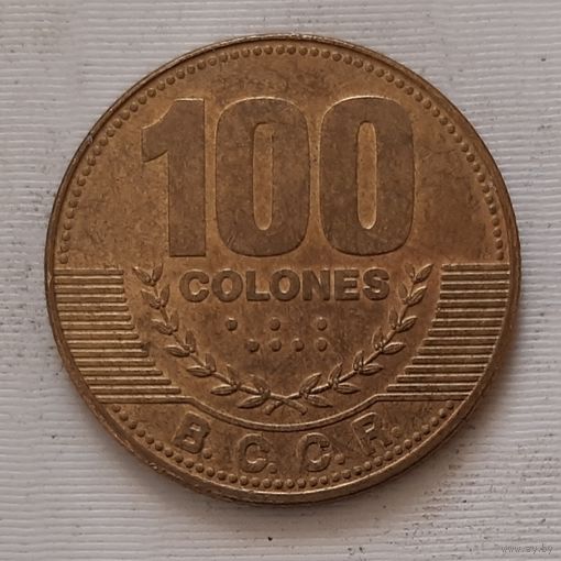 100 колон 2014 г. Коста-Рика