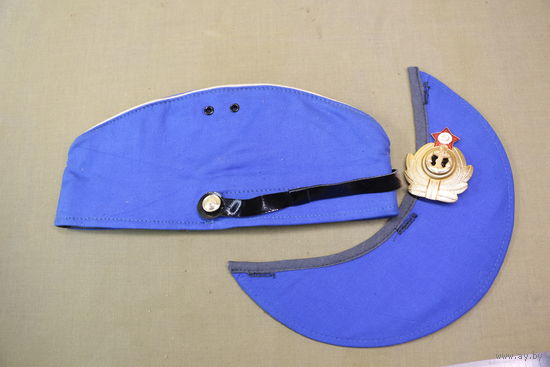 Пилотка тропическая ВМФ СССР. новая, с кокардой.  Распродажа коллекции вещей. С РУБЛЯ! АУКЦИОН!