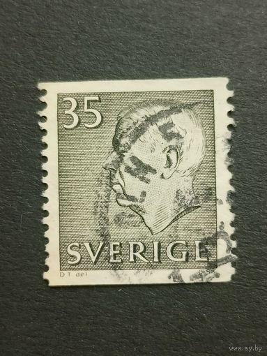 Швеция 1964. Король Густав VI Адольф