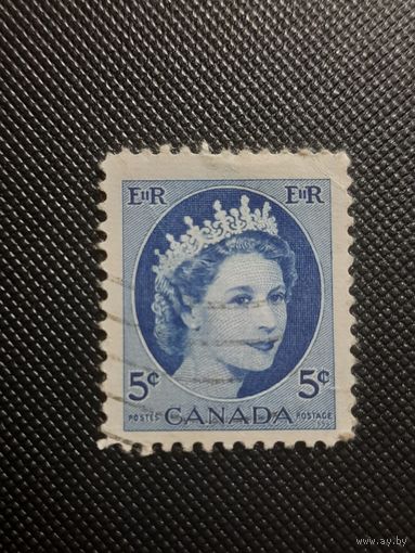 Канада. Стандарт. 1954г. гашеная