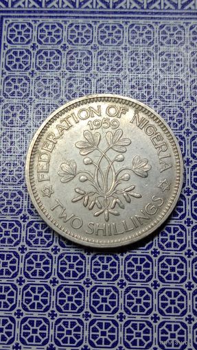 Нигерия 2 шиллинга 1959