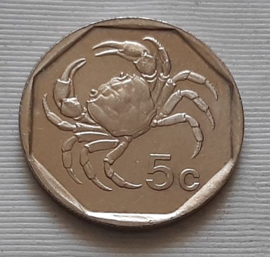 5 центов 2001 г. Мальта