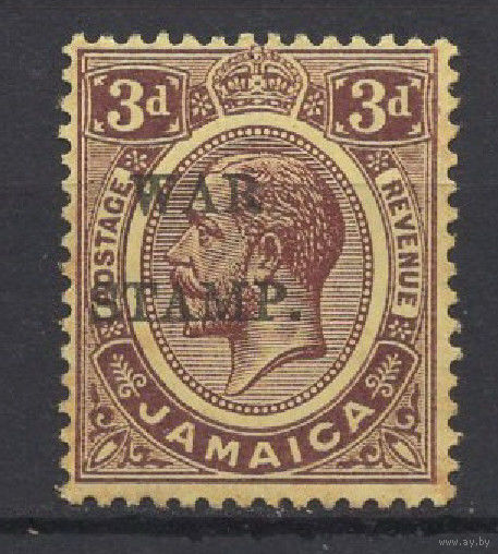 1917 Ямайка** Георг V  Военный сбор  SG#75