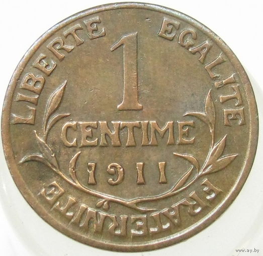 F.105-13 1 сантим 1911 ТОРГ уместен  (277) распродажа коллекции
