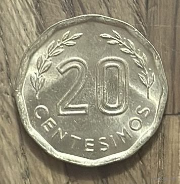 20 Сентесимо Уругвай 1981г.