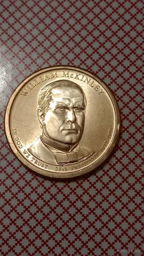 США 1 доллар 2013 Р 25 президент Маккинли