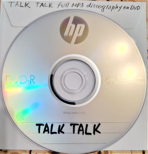 DVD MP3 полная дискография - TALK TALK - 1 DVD