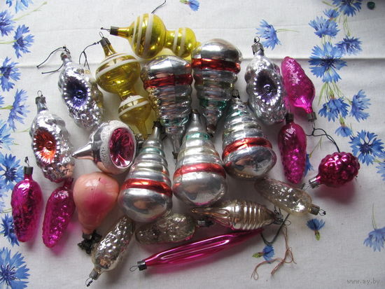 Елочные игрушки СССР цена за все