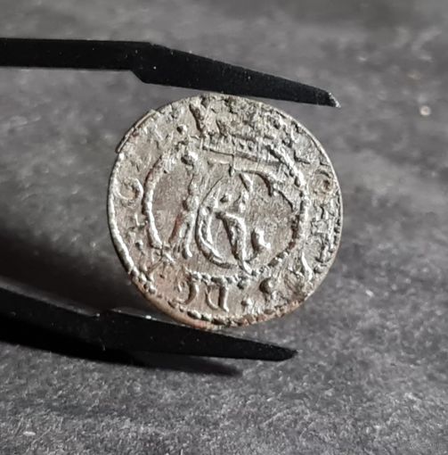 Солид 1653 года Ян Казимир Вильно НЕЧАСТЫЙ