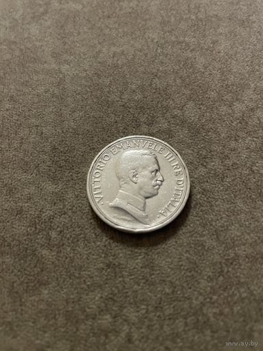 2 лиры 1914 Колесница. Серебро с рубля без МЦ!
