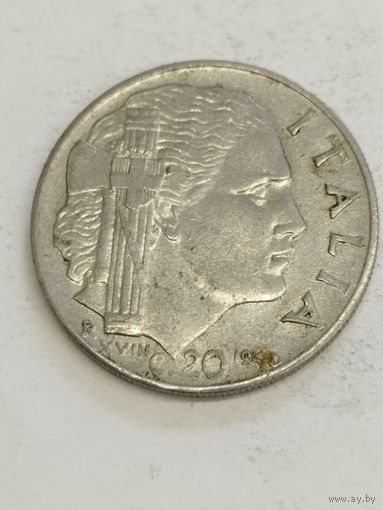Италия 20 сентизим 1940
