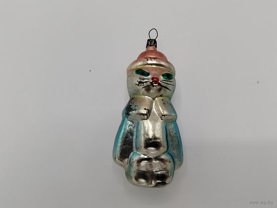 Ёлочная игрушка. Кот в сапогах.