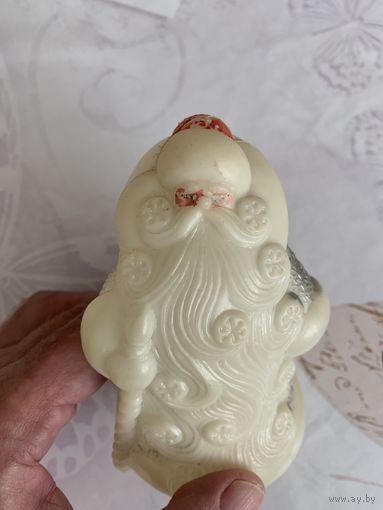 Пластмассовый Дед Морозик. 12 см.