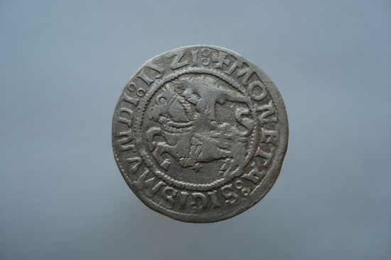 Полугрош 1521 года Литва Сигизмунд 1 Старый