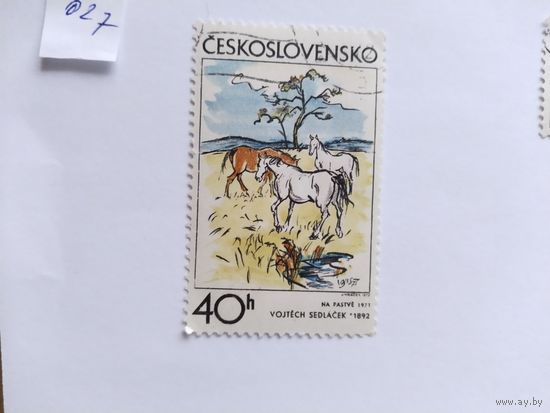 ЧССР  1972  лошали