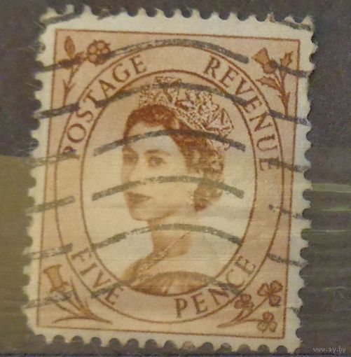 Королева Елизавета II. Великобритания. Дата выпуска: 1953-06-07
