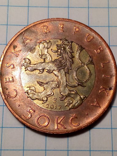 50 крон Чехия 2017  год