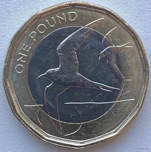 Острова Святой Елены и Вознесения 1 фунт 2022 г.