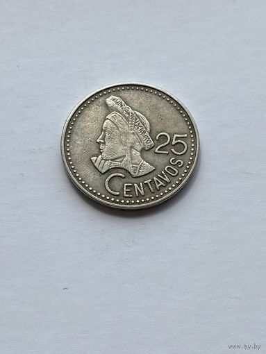 25 сентаво 1987 г., Гватемала