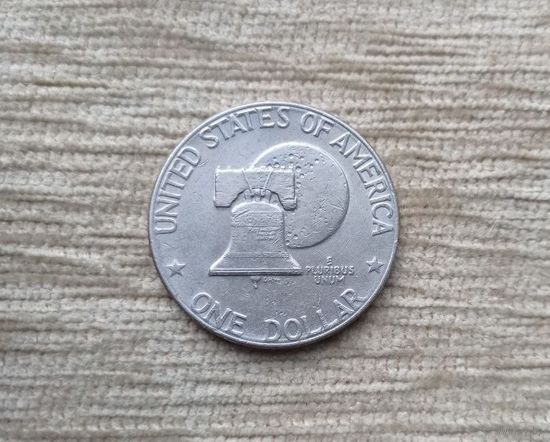 Werty71 США 1 большой доллар 1976 Колокол Эйзенхауэр 1776