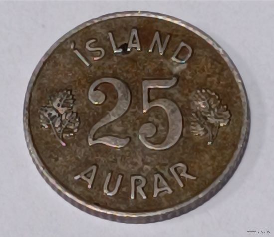 Исландия. 25 эйре 1961 года.