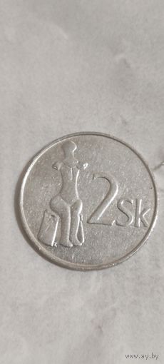 Словакия 2 кроны 1993
