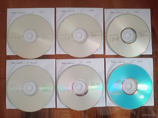 (6 CD - R)  Peter Gabriel