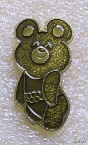 Мишка олимпийский(дефект заколки)