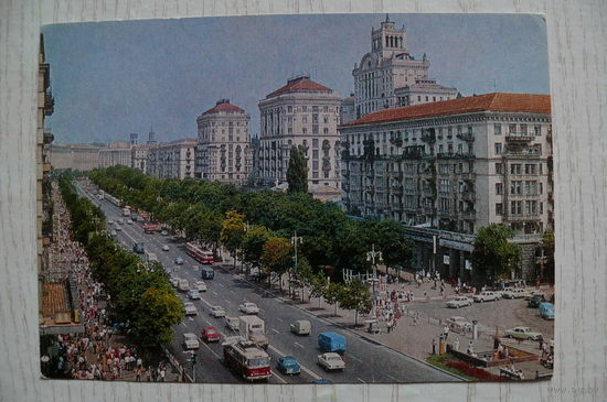 Герман Д., Киев. Крещатик; 1979, чистая (ДМПК).