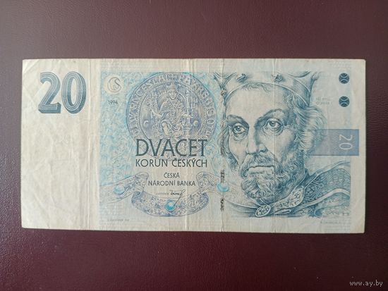 Чехия 20 крон 1994