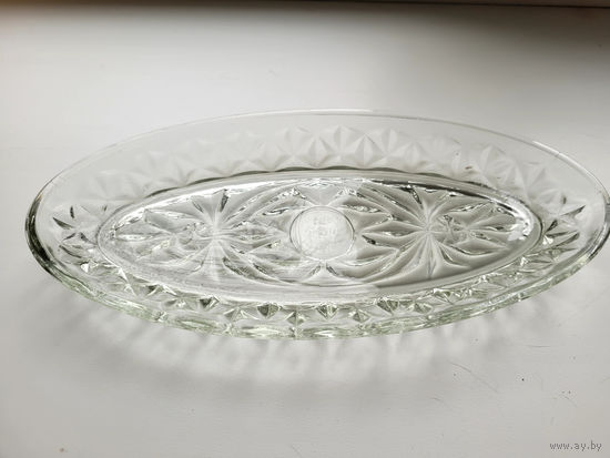 Селёдочница, стекло, ретро. Стекольный завод "Октябрь".