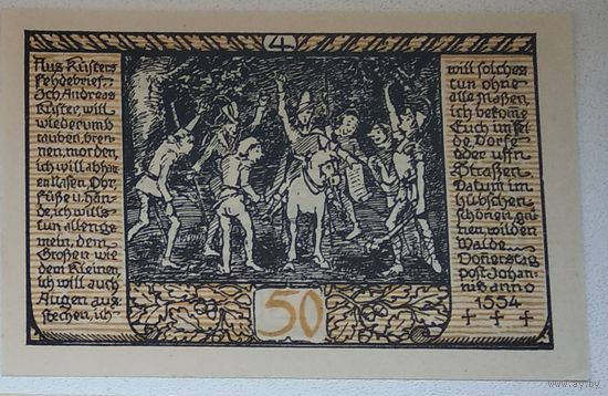 Германия, Нотгельд Rieder 50 Пфеннигов 1921 --159