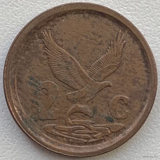 ЮАР 2 цента 1993 г.