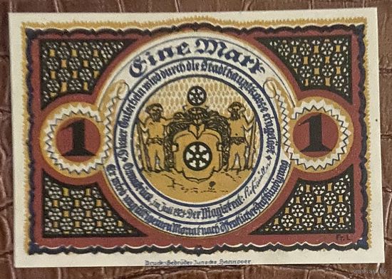 Нотгельд 1 марка 1921 год. Оснабрюк. Веймарская республика