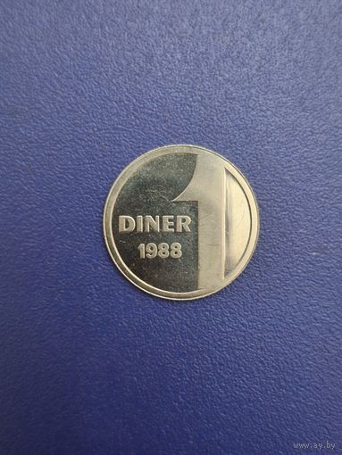 Андорра 1 динер 1988 года
