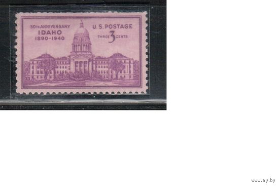 США-1940, (Мих.492), **  , Штат Айдахо, Архитектура (одиночка)