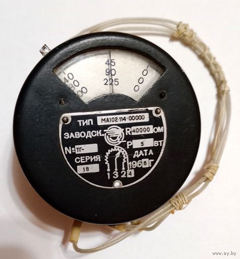 Потенциометр МА 102-114-00000 40ком