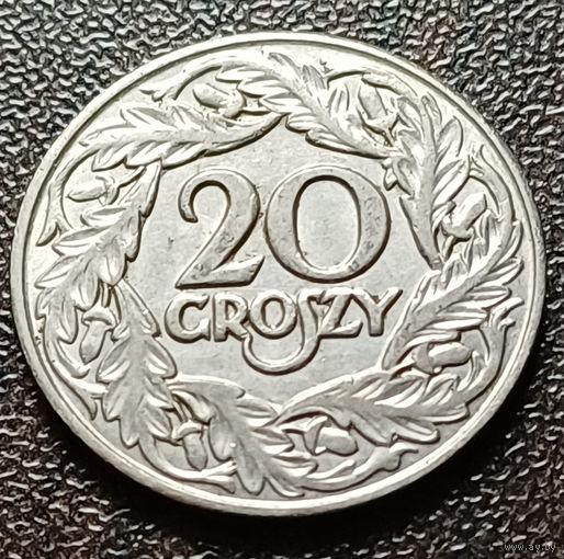 Польша 20 грошей, 1923    магнетик    ( 1-8-4 )