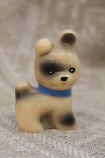 Редкая резиновая игрушка СССР КТО СКАЗАЛ-"ГАВ" щенок