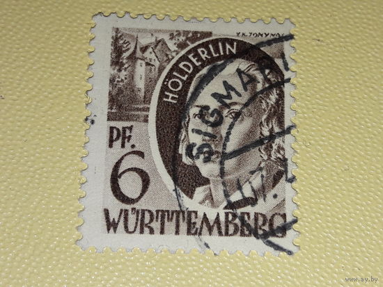 Германия 1947, 1948, 1949 Французская зона оккупации. Вюртемберг