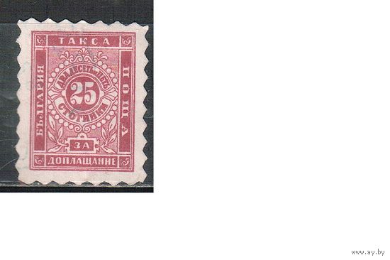Болгария-1884, (Мих.2 А), гаш.  , Доплатные марки (каталог= 65 е)