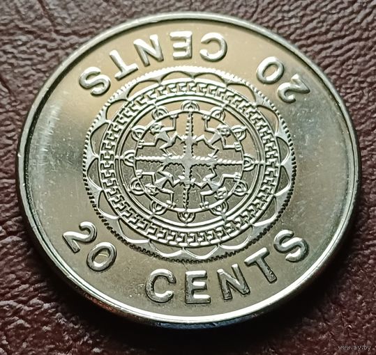 Соломоновы Острова 20 центов, 2008     ( 2-9-3 )